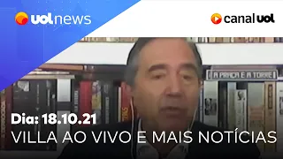 Villa analisa filhos de Bolsonaro em relatório da CPI, vazamento e mais notícias | UOL News (18/10)