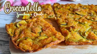 CROCCANTELLA zucchini and carrots - crunchy, tasty and easy to make! 🥒🥕