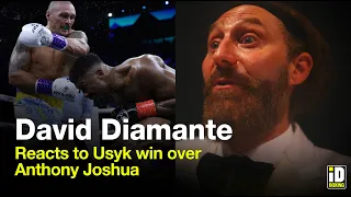 David Diamante Reacts To Anthony Joshua Devastating Loss To Usyk