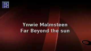 Far beyond the sun - Ynwie Malmsteen, backing track