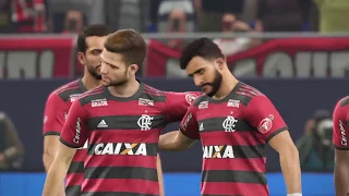 PES 2019 - Flamengo vs São Paulo - Testando a demo