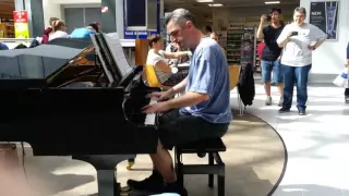 Avicii - Wake Me Up - Jonny May Piano Version - Live at Brodericks in Manchester airport