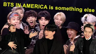 |SUB| Koreans React To Bts In America is something else