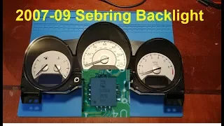 Sebring Cluster EL Backlighting Repair