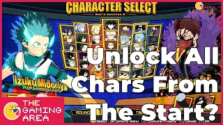 Unlock All Characters in My Hero: Ones Justice 2 From The Start?