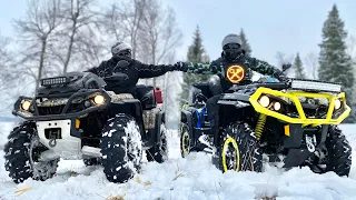 Electric BRP Outlander VS BRP XMR 1000