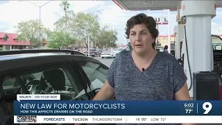 How drivers react to the new law allowing motorcyclists to lane filter.