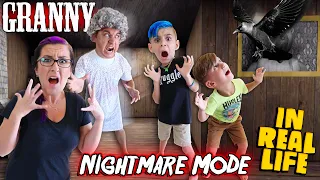 GRANNY In Real Life NIGHTMARE MODE With Statues (FUNhouse Family)