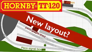 Building a Hornby TT 120 model railway 1 - Track Plan