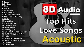 Top Hits English Acoustic Love Songs Cover | Beautiful Pop Acoustic Cover - 8D Audio | Audioblaz
