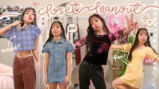 EXTREME CLOSET CLEANOUT *i changed my style lol*