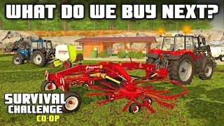 WHAT DO WE BUY NEXT? | Survival Challenge CO-OP | FS22 - Episode 31