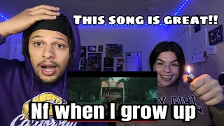 FIRST TIME HEARING NF When I Grow Up Music Video (REACTION)