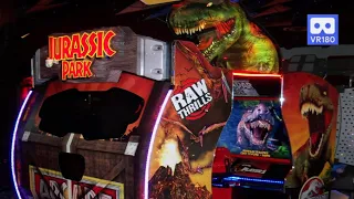 Jurassic Park Arcade Raw Thirills Rail Shooting Game 3D 180VR 4K