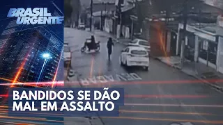 Bandidos atacam vítimas, mas se dão mal em assaltos | Brasil Urgente