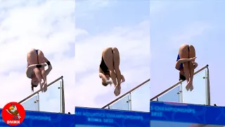 Womens Diving 😱 Best Moments 10m Platform #2 - Best women's diving competition. Girls diving