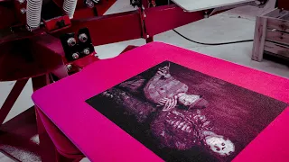 How to Screen Print Two Tone Halftones "Step By Step" Part Two