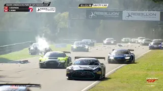 Huge Crash Under The Safety Car | GT World Challenge Imola 2022