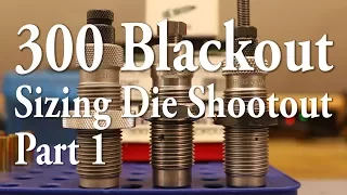 300 Blk Sizing Die Shootout - Part 1