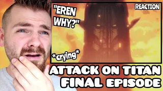 THE END IS HERE!!! | ATTACK ON TITAN | FINAL CHAPTER PT. 2 | SEASON 4 | New Anime Fan! | REACTION