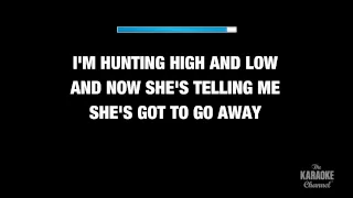 Hunting High And Low in the Style of "a-ha" karaoke video with lyrics (no lead vocal)