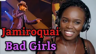 African Girl Reacts To Jamiroquai - Bad Girls (Live at the 2002 Brit Awards) ft. Anastacia