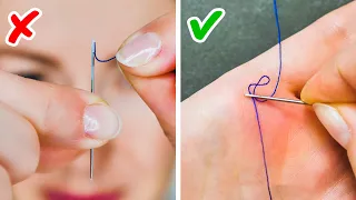 31 SEWING TIPS THAT WILL MAKE YOUR LIFE EASIER || Awesome sewing hacks to save your day