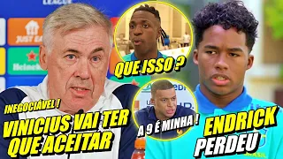 ABSURDO NO REAL ! OLHA O QUE VÃO FAZER COM VINI JR POR MBAPPÉ | NUMERO DE ENDRICK E MBAPPÉ NO REAL