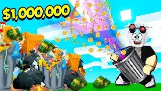 ЗАРАБОТАЛ $1,000,000 ДОЛЛАРОВ СОБИРАЯ МУСОР В РОБЛОКСЕ! ROBLOX Garbage Collector Simulator