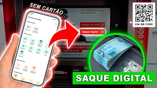 SAQUE DIGITAL BANCO 24 HORAS: Como Sacar Dinheiro SEM CARTÃO via QR CODE