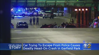 Driver Trying To Escape Police Causes Fatal Head-On Crash In Garfield Park