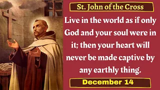 St John of the Cross,  priest, mystic, Carmelite friar, Daily Saint, December 14, Doctorofthechurch