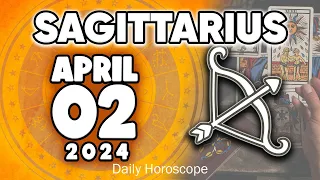 𝐒𝐚𝐠𝐢𝐭𝐭𝐚𝐫𝐢𝐮𝐬 ♐ ❌𝐖𝐀𝐑𝐍𝐈𝐍𝐆❌ 𝐆𝐎𝐃 𝐖𝐀𝐑𝐍𝐒 𝐘𝐎𝐔 😨 𝐇𝐨𝐫𝐨𝐬𝐜𝐨𝐩𝐞 𝐟𝐨𝐫 𝐭𝐨𝐝𝐚𝐲 APRIL 2 𝟐𝟎𝟐𝟒 🔮#horoscope #tarot #zodiac