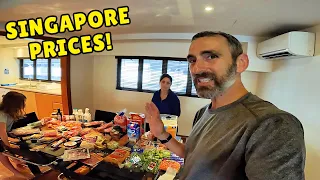 HOW EXPENSIVE is SINGAPORE for FAMILIES | Singapore Prices 🇸🇬 | Mukbang Singapore