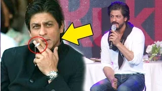 Shahrukh's SHOCKING Comment On His Chain Cigarette SMOKING Habit