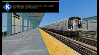 OpenBVE Fiction: K Train To Roosevelt Av, Carteret, NJ Via Victory Blvd Exp (R160B Siemens)