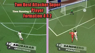 Score match /Two Best Attacker Super Player Formation 4 4 2