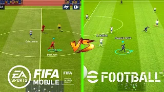 FIFA Mobile World Cup 2022 Vs eFootball Mobile 2023 Gameplay Comparison