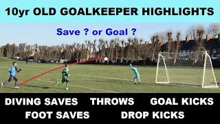 10yr Old Goalkeeper Saves, Goals & Distribution: Paringdon v Euro Dagenham U11 Echo League Div 3 7v7