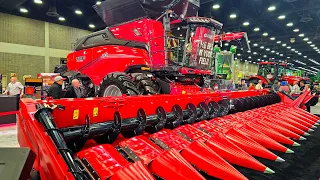 2024 National Farm Machinery Show --- Debut of new Case IH AF11 combine.