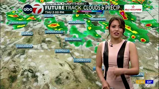 ABC-7 StormTrack Weather: Slight rain chance Thursday with stronger winds