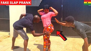 😂😂😂Fake Slap Prank. She Screamed Then Laughed.