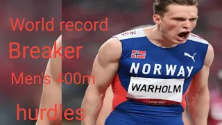 Norwegian's Karsten Warholm is the new World record breaker. Olympic champion of men's 400m