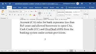 SBI CBO - IBPS PO - BOB INTERVIEW - OCT TO DEC 2021 IMPORTANT BANKING CURRENT AFFAIRS