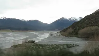 Aboard the TranzAlpine Train from Christchurch to Greymouth, New Zealand