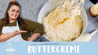 Buttercreme Grundrezept mit Pudding | deutsche Buttercreme 😋 I Einfach Backen