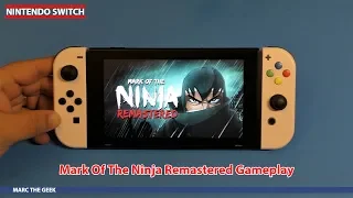 Nintendo Switch: Mark Of The Ninja Remastered Gameplay