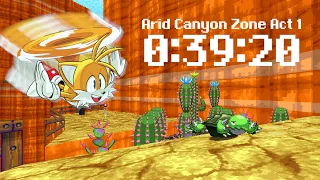 Sonic Robo Blast 2 (v.2.2.10) - Arid Canyon Zone Act 1 (Tails) - 0:39:20