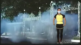 Myanmar coup girl dancing while communist take over Saigon