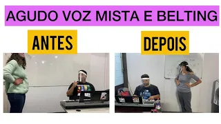 BELTING E VOZ MISTA - APRENDA A CANTAR DO ZERO - ANTES E DEPOIS - AULA DE CANTO - CHARLES CARDOSO